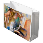 Young Girls at the Piano(ルノアール) ラージペーパーバッグ (正面アングル)