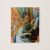 Young Girls at the Piano by Pierreルノアール ジグソーパズル (縦)