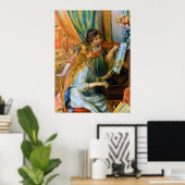 Young Girls at the Piano by Pierreルノアール ポスター (ホームオフィス)