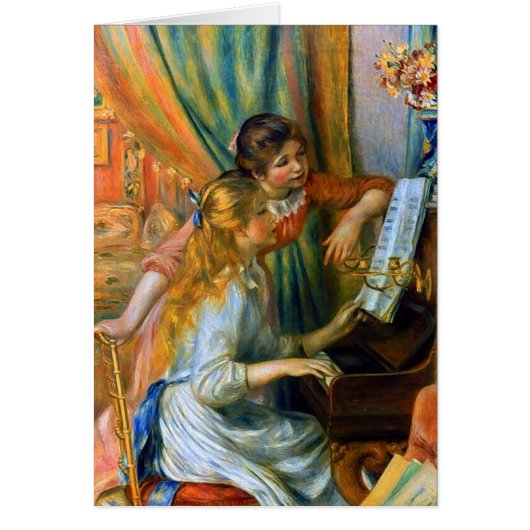 Young Girls at the Piano by Pierre Renoir (正面)