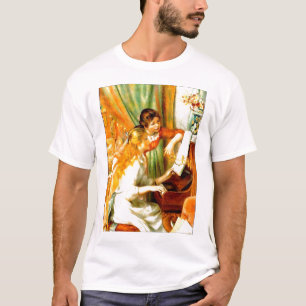Young Girls at the Piano Mens T-shirt Tシャツ