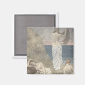 Young Girls by the Seaide by Puvis de Chavannes マグネット (正面/裏面)