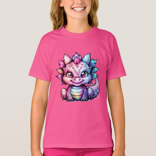 Young Girls Dragon Tシャツ (正面)