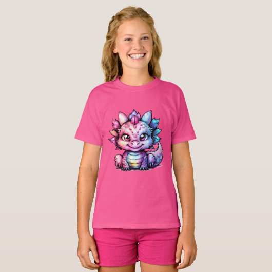 Young Girls Dragon Tシャツ (正面フル)