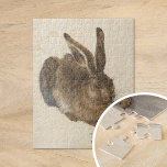 Young Hare | Albrecht Dürer ジグソーパズル<br><div class="desc">Young Hare (1502) by German artist Albrecht Dürer. Original artwork is a nature study watercolor painting of a brown rabbit. 

Use the design tools to add custom text or personalize the image.</div>