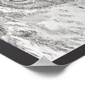 Young Hawk Owl Print ポスター (角)