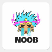  Young King Crying | Gamer Emotion スクエアシール (正面)