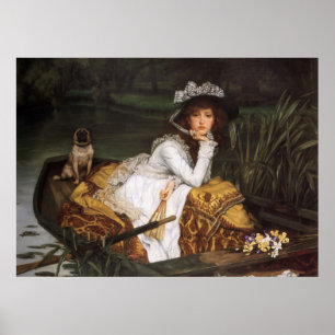 Young Lady In A Boat ポスター