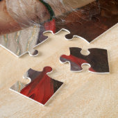 Young Lady With Ladyバラby Emile Vernon ジグソーパズル (側面)