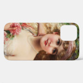 Young Lady With Ladyバラby Emile Vernon Case-Mate iPhoneケース (裏面 (横))