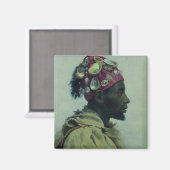 Young Man in Profile (Profil aux coquillages) マグネット (正面/裏面)