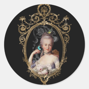 Young Marie Antoinette黒封筒 ラウンドシール