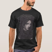 Young Medusa Gothic Horror Tシャツ (正面)
