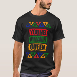 Young Melanin Queen Tシャツ
