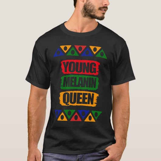Young Melanin Queen Tシャツ (正面)