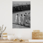 Young Monks, Golden Rock Temple, Myanmar ポスター (キッチン)