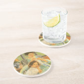 Young Mother裁縫by Mary Cassatt,ヴィンテージ・アート コースター (側面)