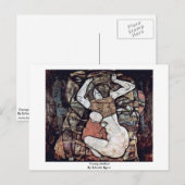 Young Mother By Schiele Egon ポストカード (正面/裏面)