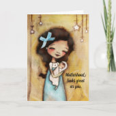 Young Mother - First Mother's Day Card カード (正面)