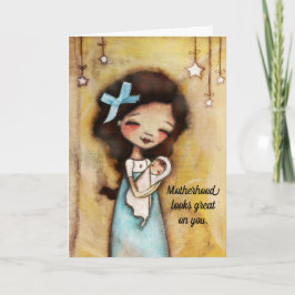 Young Mother - First Mother's Day Card カード