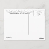 Young Omahaw、War Eagle、Little Missouri、Pawnees ポストカード (裏面)