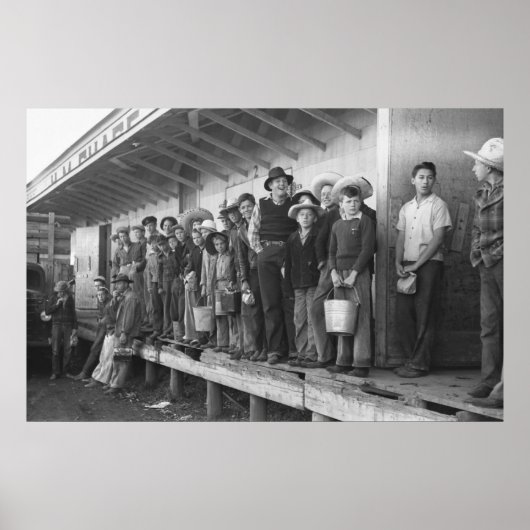 Young Pea Pickers, 1940年代 ポスター (正面)