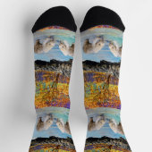 Young Polar Bears魚釣り、クルーソックス ソックス (上部)