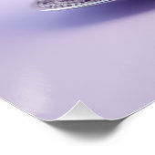 Young Purple & White Fairmont Dragon In A Tea Cup ポスター (コーナー)