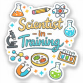 Young Scientist in Training Invitation シール (正面)