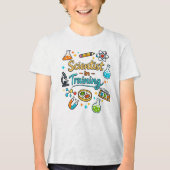 Young Scientist in Training Invitation トライブレンドＴシャツ (正面)