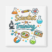 Young Scientist in Training Invitation マグネット (正面)
