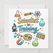 Young Scientist in Training Invitation 招待状 (正面)
