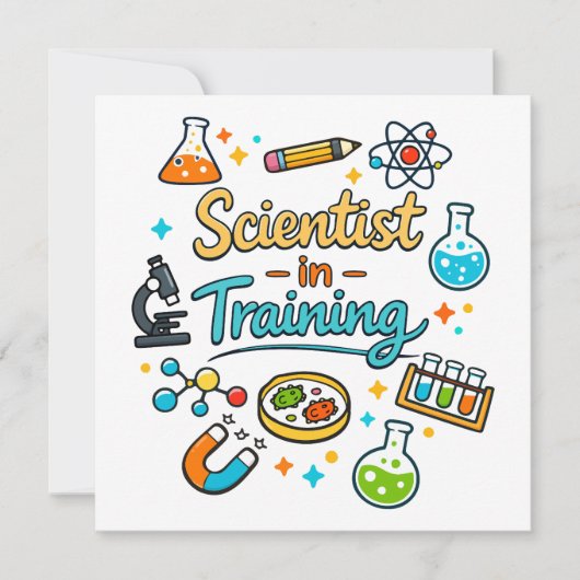 Young Scientist in Training Invitation 招待状 (正面)
