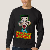 Young Student Dicky Dingus Says Geology Rocks スウェットシャツ (正面)