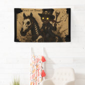 Young Voodoo Doc on Skull Horse 横断幕 (インサイチュ)