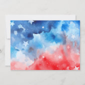 Young Wildと3月4日7月3日の誕生日パーティー 招待状 (裏面)