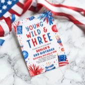 Young Wildと3月4日7月3日の誕生日パーティー 招待状