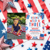 Young Wildと3月4日7月3日の誕生日パーティー 招待状