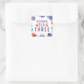 Young Wildと7月3日の4日 スクエアシール (バッグ)