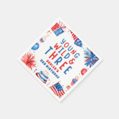 Young Wildと7月3日の4日 スタンダードカクテルナプキン (角)