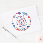 Young Wildと7月3日の4日 ラウンドシール (封筒)