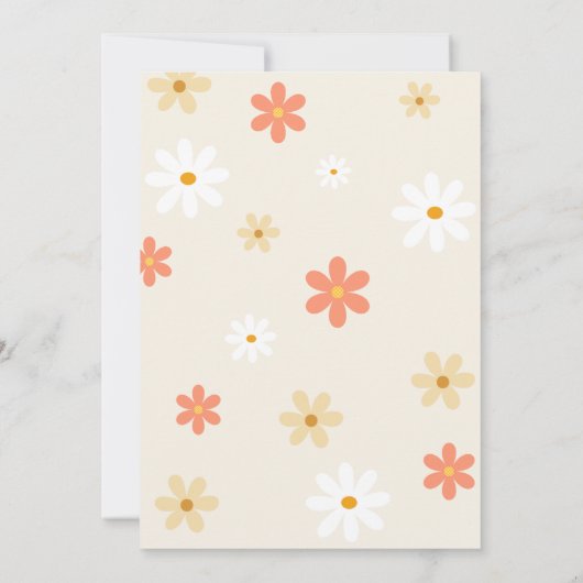 Young WildとTHREEレトロ誕生日の招待状 招待状 (裏面)