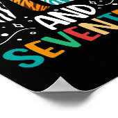 Young Wild And Seventeen 17th Birthday 17 Year Old ポスター (角)