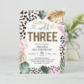 Young Wild and Three Leopard Girl 3rd Birthday 招待状 (スタンド正面)