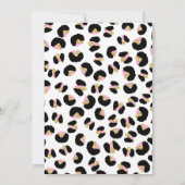 Young Wild and Three Leopard Girl 3rd Birthday 招待状 (裏面)