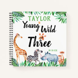 Young Wild And Three Safariの3rdバースデーゲスト ノートブック