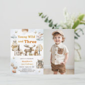 Young Wild and Three Woodland Animals第3写真 招待状 (スタンド正面)