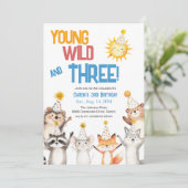 Young Wild and Three Zoo Animals 招待状 (スタンド正面)