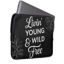 Young, Wild, & Free- Yin Yang Laptop Sleeve ラップトップスリーブ