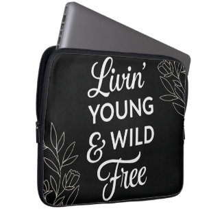 Young, Wild, & Free- Yin Yang Laptop Sleeve ラップトップスリーブ